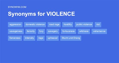 <strong>Synonyms</strong> for NONVIOLENT: passive, passively resistant, pacifist, without <strong>violence</strong>, irenic, unbloody, pacifist, passive, peaceful; Antonyms for NONVIOLENT: violent. . Violence synonym